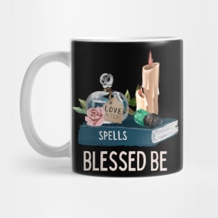 Blesse Be Wicca Gift Witch Witchcraft Potion Bottle Mug